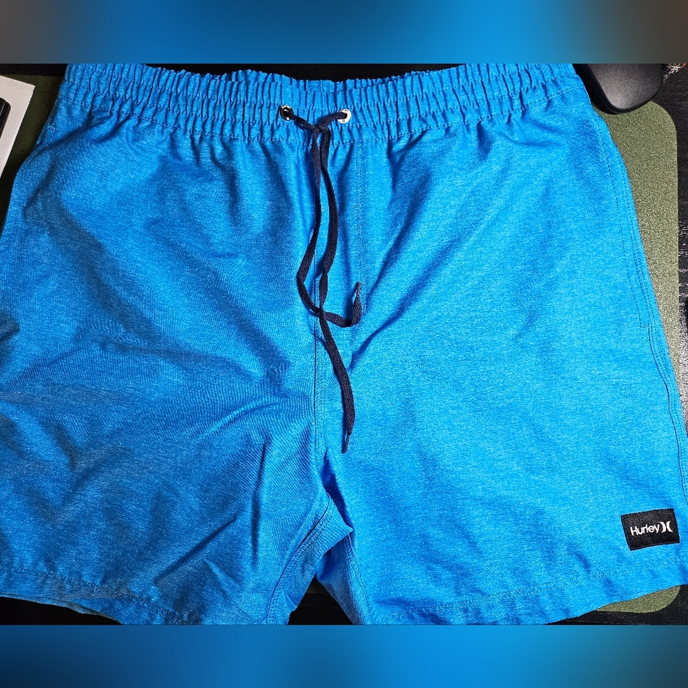 Hurley Blue shorts. Medium size